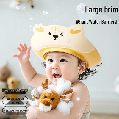 Infant Hair Washing Cap: Waterproof, Ear-Protective Baby Bath Hat