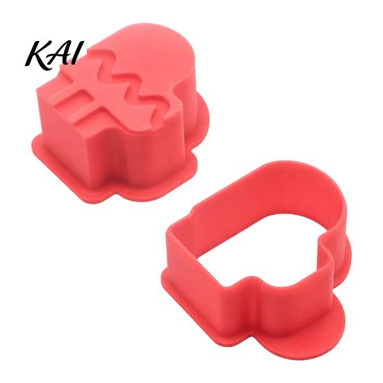 Christmas Cookie Cutter Set 10 Pairs Set, Biscuit Stamp Mold with Pop Sticks, Gingerbread DIY Lollipop Cake Making Kit Man Tree House Kit, Festive