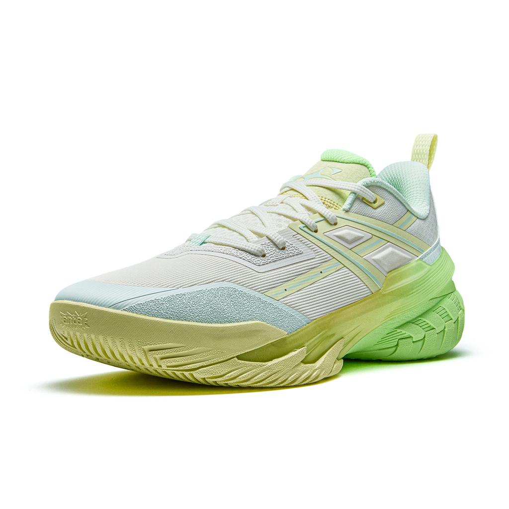 Anta Air Space 6 Professional Combat A-Flashedge Outdoor Basketball Shoes Men sneaker Ivory-White Light-Cloud-Green Sky-Yellow 912631615S-3