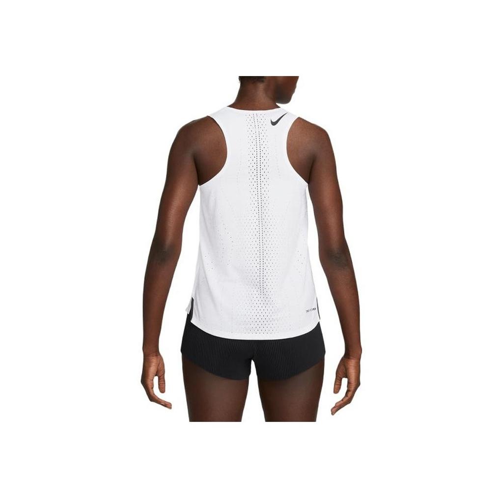 Nike Logo Print Quick-Dry Tank Top Women tops White DM7552-100