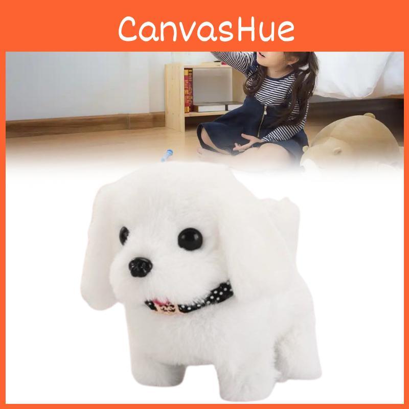 Realistischer Roboter Mein Welpe Plüschtier mit Sound für Kinder Geschenk Niedliche Stoffpuppe