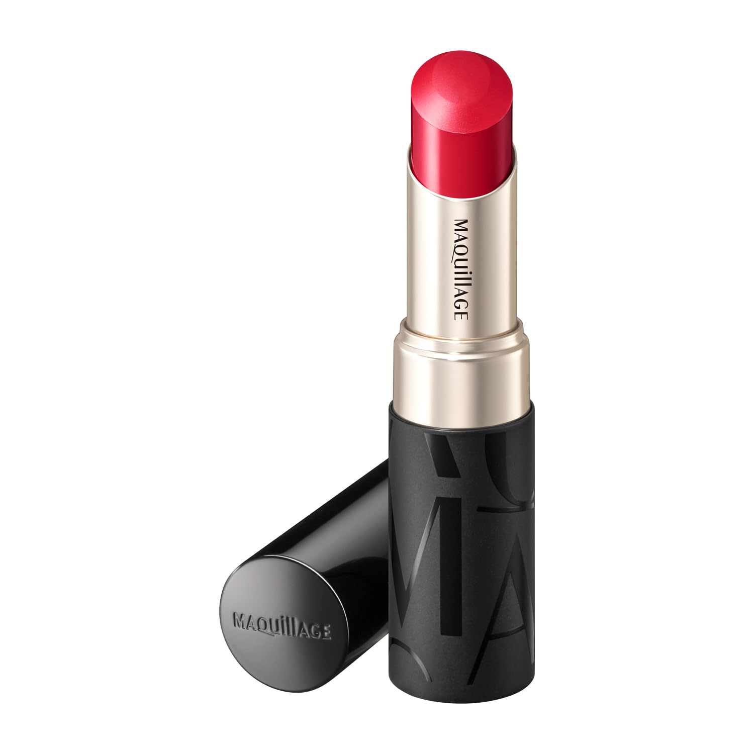 Maquillage Драматическая Эссенция Красная помада RD401 Невинное Искушение 4 г Помада Блеск для губ Стикер Тонкий Фруктово-цветочный аромат Увлажняющая Красная /