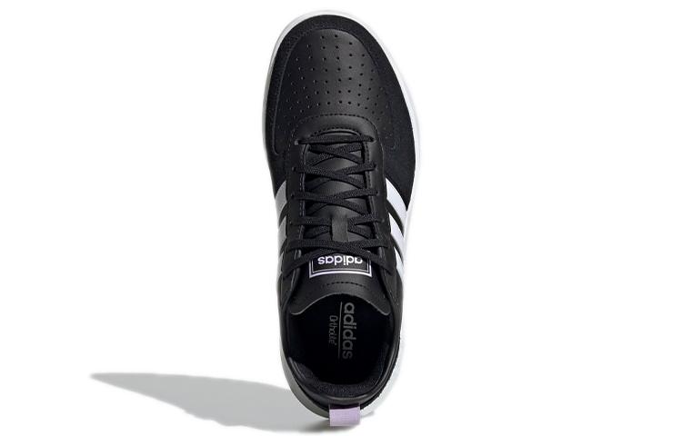 Adidas Court 80s Core Black Cloud White Purple Tint Women's FW9178