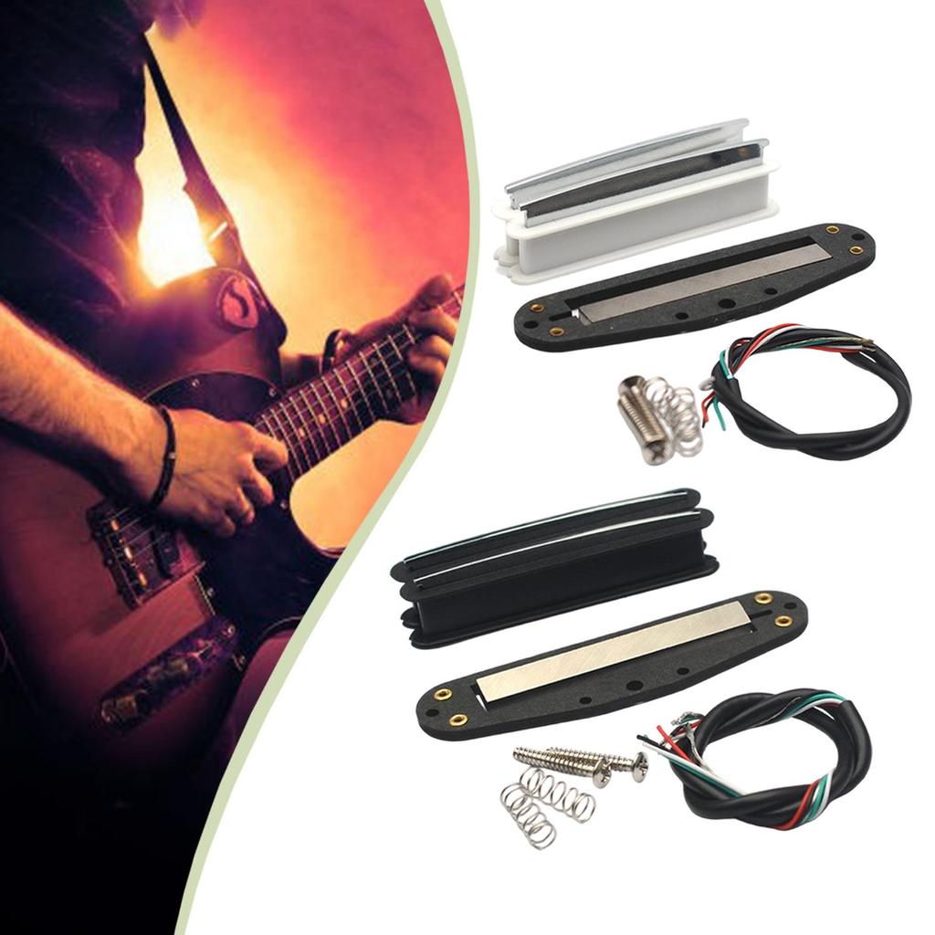 Compact Humbucker Pickup Magnetic Double Coil Active Guitar Pickup Accessory Set For Classic Electric Guitar Upgrades