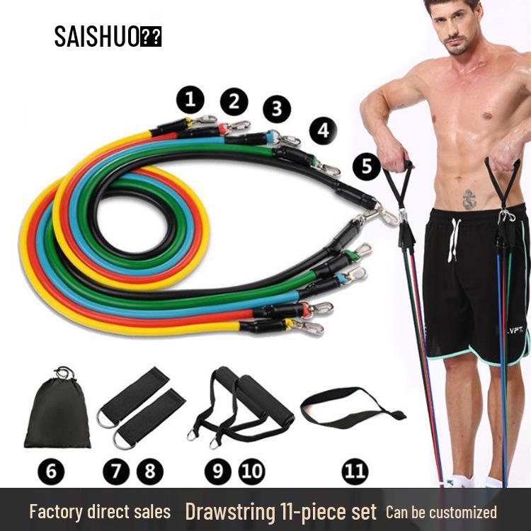 

Набор из 11 многофункциональных эспандеров для тренировки мышц и фитнеса