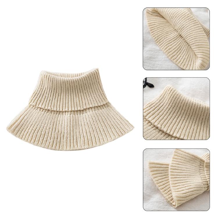 Elegant Knitted Winter Scarf Casual Office Neckerchief Travel Friendly Scarves for Outdoor Use