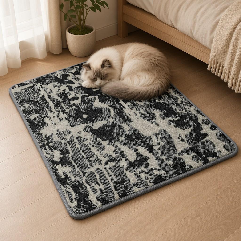 Pet Minimalist Style Small Fresh Entrance Entrance Bathroom Kitchen Floor Mat Floor Mat Non-slip Machine Washable Carpet 2026