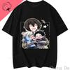 Anime Print Unisexga Cotton Y2k Clothes Bungou Stray Dogs Dead Apple TShirt Dazai Osamu Chuuya Nakajima Graphic T Shirts