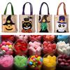 Witch Skull Halloween Gift Bags Cartoon Pumpkin Cat Handbag Creative Tote Bags  Party Home