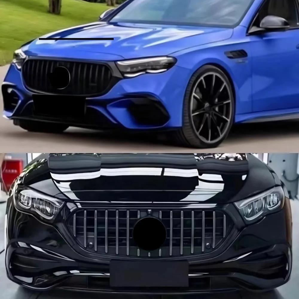 2024+ Mercedes E-Class W214 GT Vertical Bar Modified Front Grille ABS