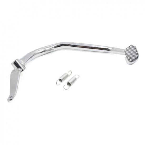 Motorcycle Rear Brake Foot Pedal Peg Lever with Spring Silver Tone for Suzuki GN