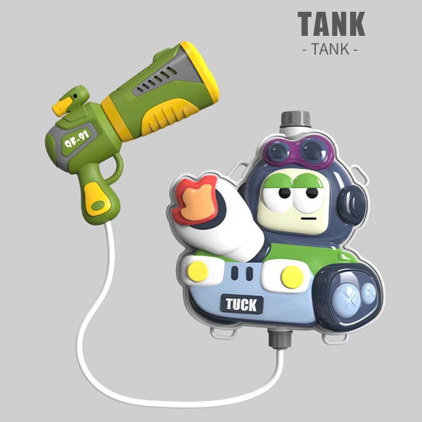 

1 Set Cartoon Backpack Water Gun Fire Truck Airplane Summer Vacation Beach Water Children s Toy Water Gun