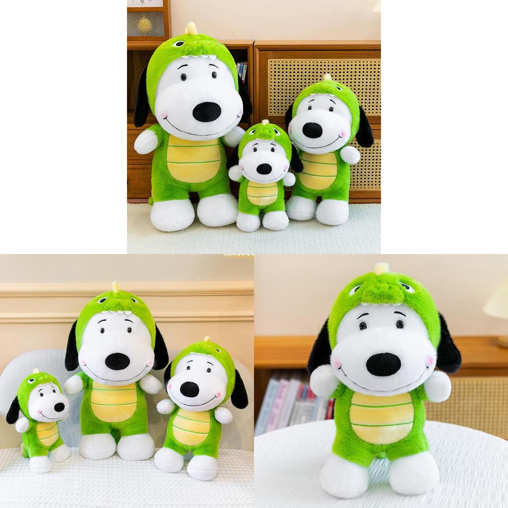Snoopy Dinosaur Cartoon Stuffed Animal With Soft Plush Material For Children
