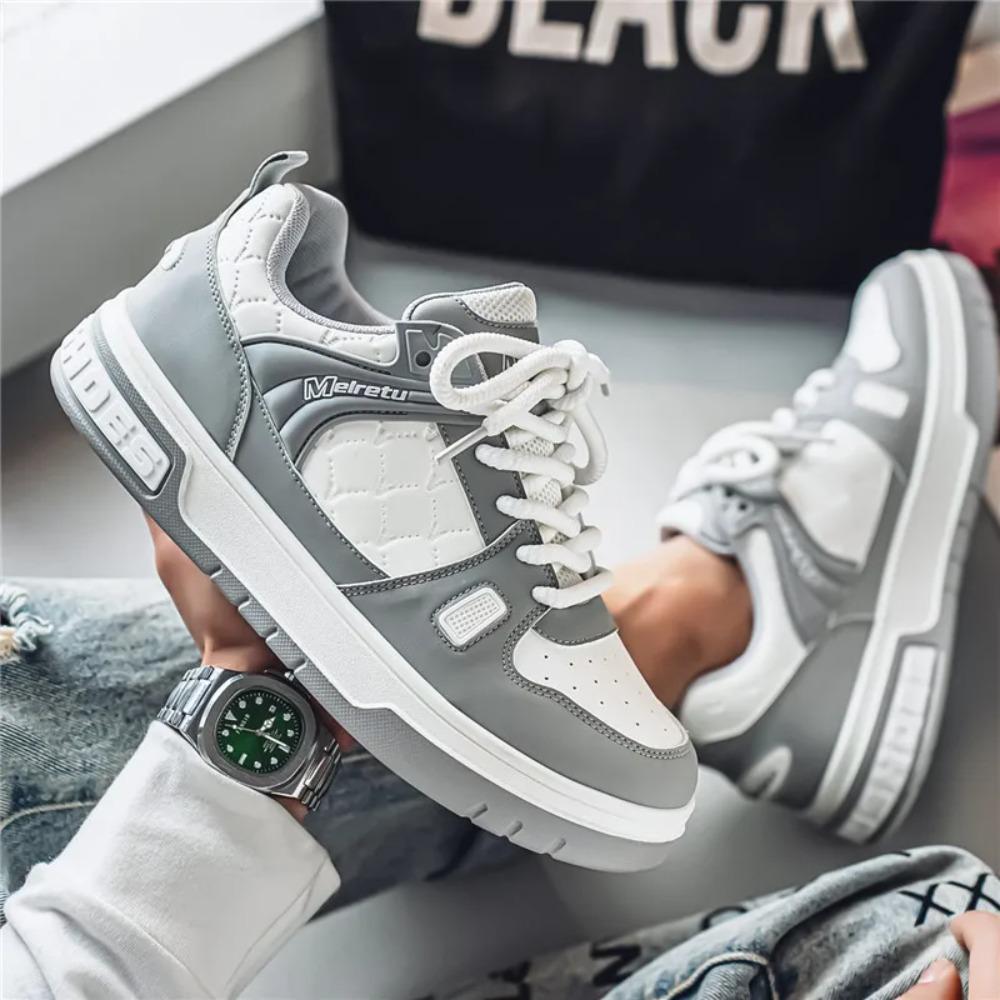 Men's sports shoes, vulcanized shoes, custom-designed sports shoes, casual outdoor street shoes, thick-soled comfortable sports