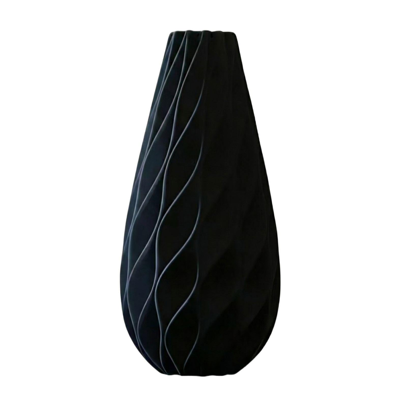 

Декоративная ваза для цветов Минималистичный домашний настольный цветочный контейнер One Size чёрный