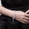925 Sterling Silver Náramky Přívěsky Korálkový Řetízek Móda Roztomilé Pěkné Ženy Hrozny Náramek Svatební Šperky