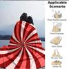 1pc Candy Swirl Lightweight Flannel Blanket, Comfortable and Warm Blanket, for Office and Camping Sofa Bed128