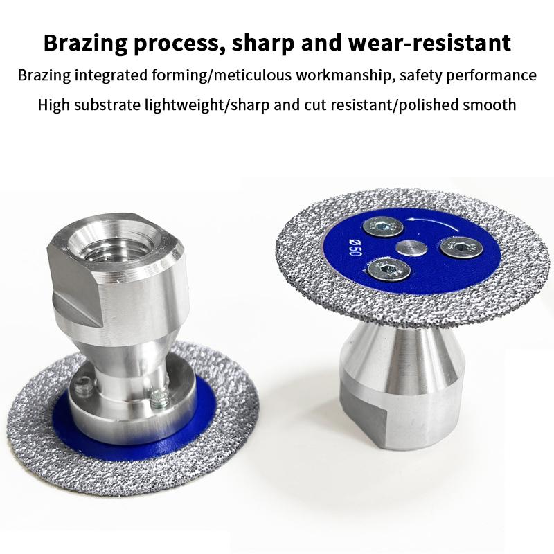 M14 Saw Blade With Removable Flange Turbo Cutting Disc For Granite Marble Ceramic Concrete Cutting Grinding Carving Tool
