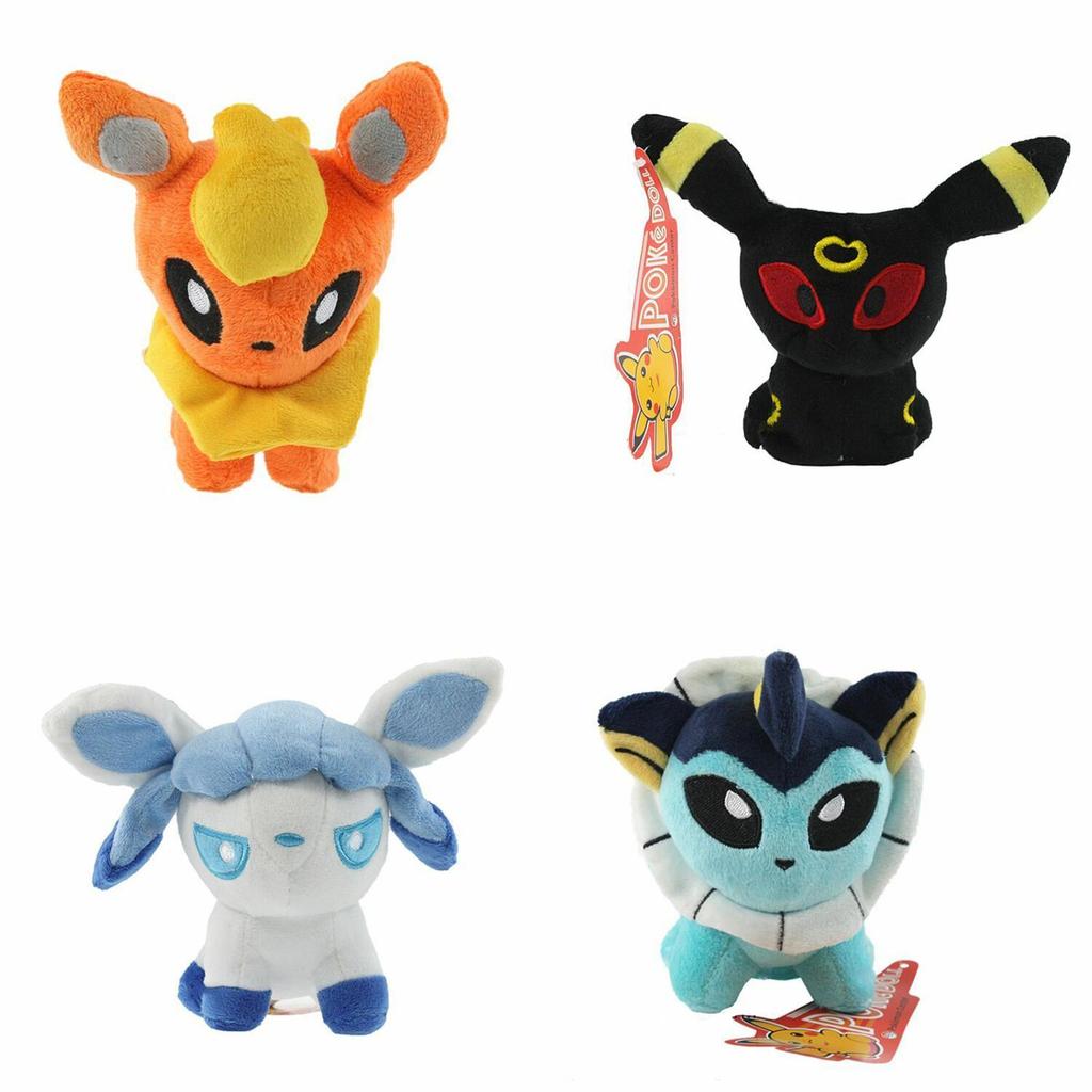 Entzückende Mini 5'' Pokemon Plüschtier Puppenkollektion mit dem niedlichen Evoli und seinen Freunden