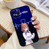 Anime Miku N-Nakano   Phone Case For iPhone 17,16,15,14,13,12,11 Plus,Pro Max,XS,Soft Silicone Black Cover