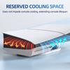 Horizontal Stand Compatible for Sony PS5 Slim Console for Disc&Digital Edition Easy Installation Anti-Slip Anti-Drop Dock
