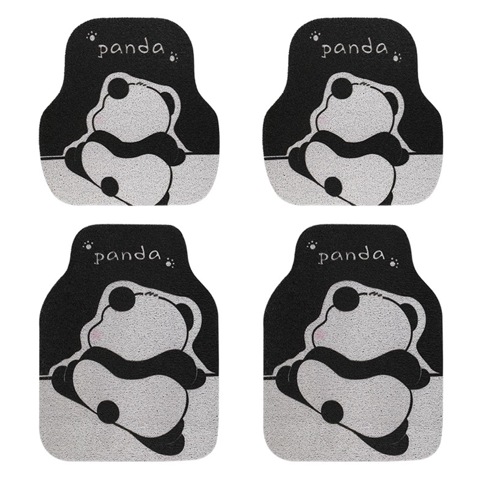 

Подходит для Suzuki Hustler (1-е поколение) MR31S/MR41S 2014-2019 Автомобильный коврик - Милый узор панды, чтобы согреть ваш автомобиль One Size чёрный