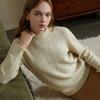 Maribon Metal Shining Balloon Sleeve Cable Knit 5 Types Pick 1