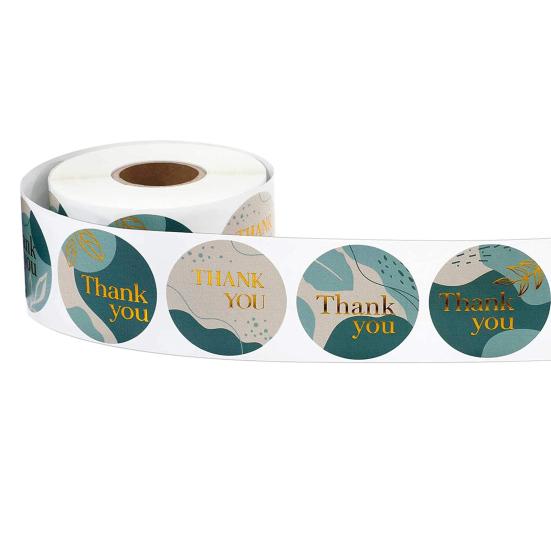 

500 шт./рулон упаковочных наклеек самоклеящиеся благодарственные письма шаблон выражения благодарности своими руками благодарственные этикетки наклейки подарочная упаковка 1inch