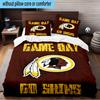 Washington Redskins 3PCS Bedding Set 2D Printing (Includes 1 Duvet Cover + 2 Pillowcases Coreless), Bedroom decor,Fan gift