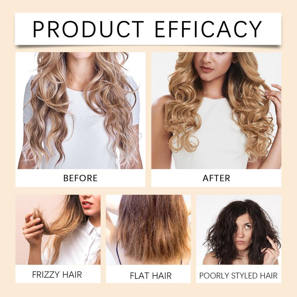 Hoegoa Moisturizing Curling Hair Elasticity cream 100g  Anti-Frizz Curly Hair Volume Natural Volume Styling Hair Care Elasticizer