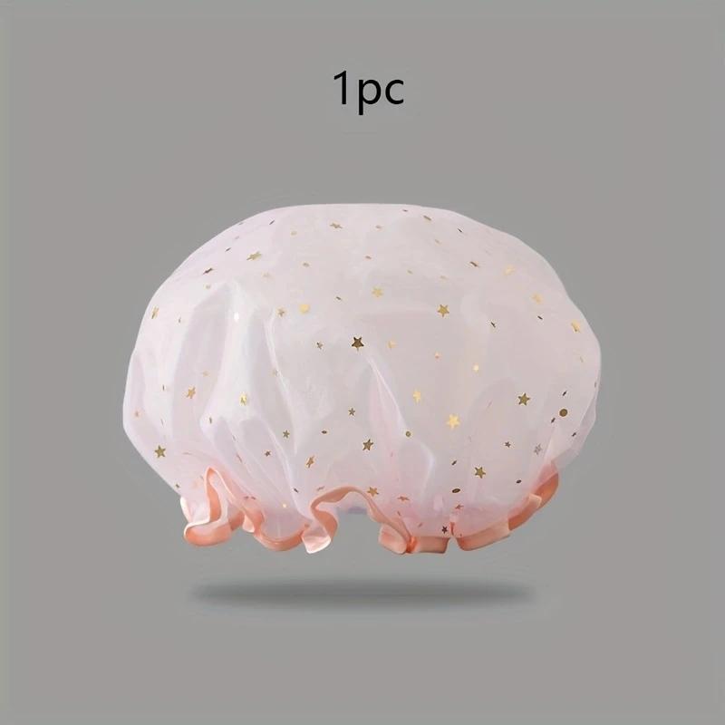 

1/3/5 шт.-Многоразовая водонепроницаемая эластичная шапочка для душа, большая шапочка для душа, защита волос для женщин, для душа, ванной, домашнего использования