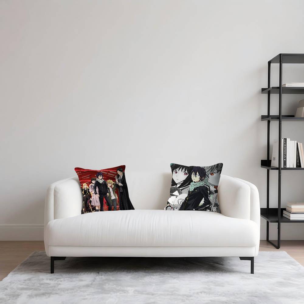 Anime N-Noragami Pillow Cushion Cover Pillowcase Living Room Sofa Home Decor Customized