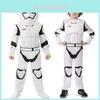 Star Wars Stormtrooper Child Cosplay Clothing With Mask For Kids Fun