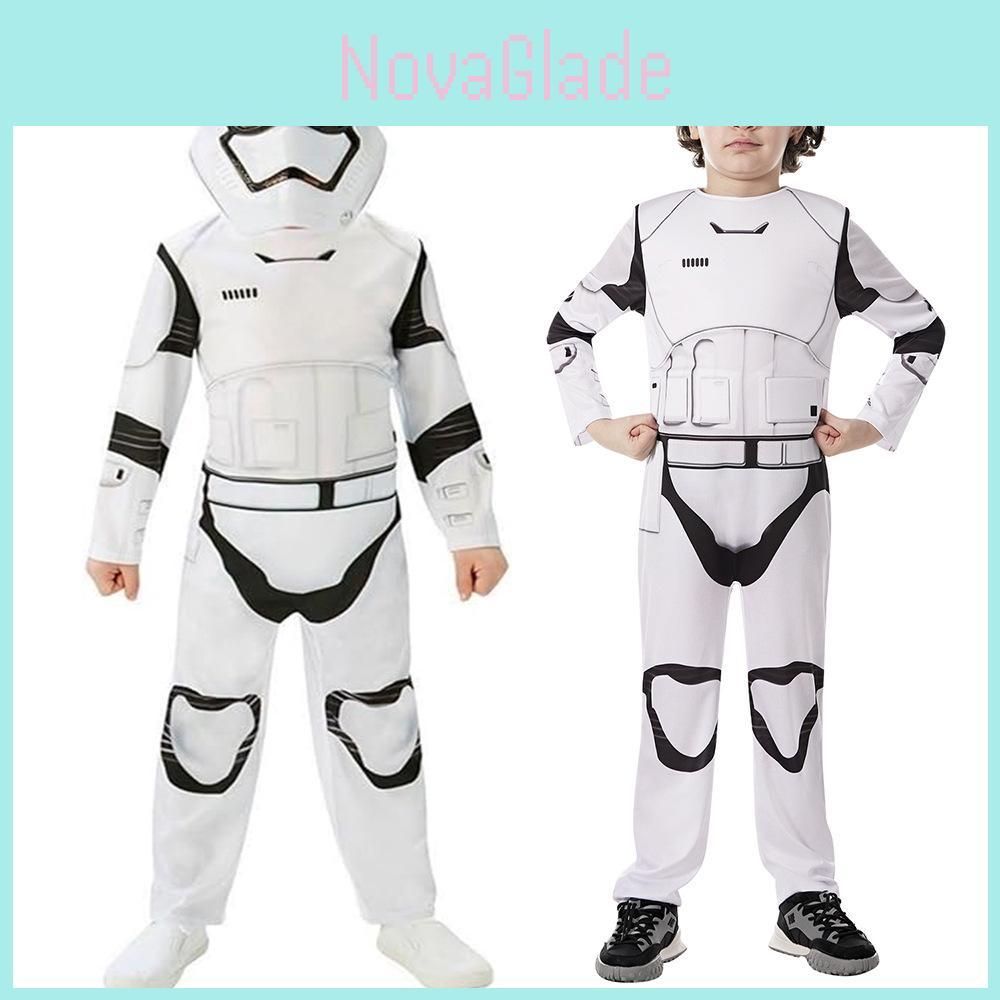 Star Wars Stormtrooper Child Cosplay Clothing With Mask For Kids Fun