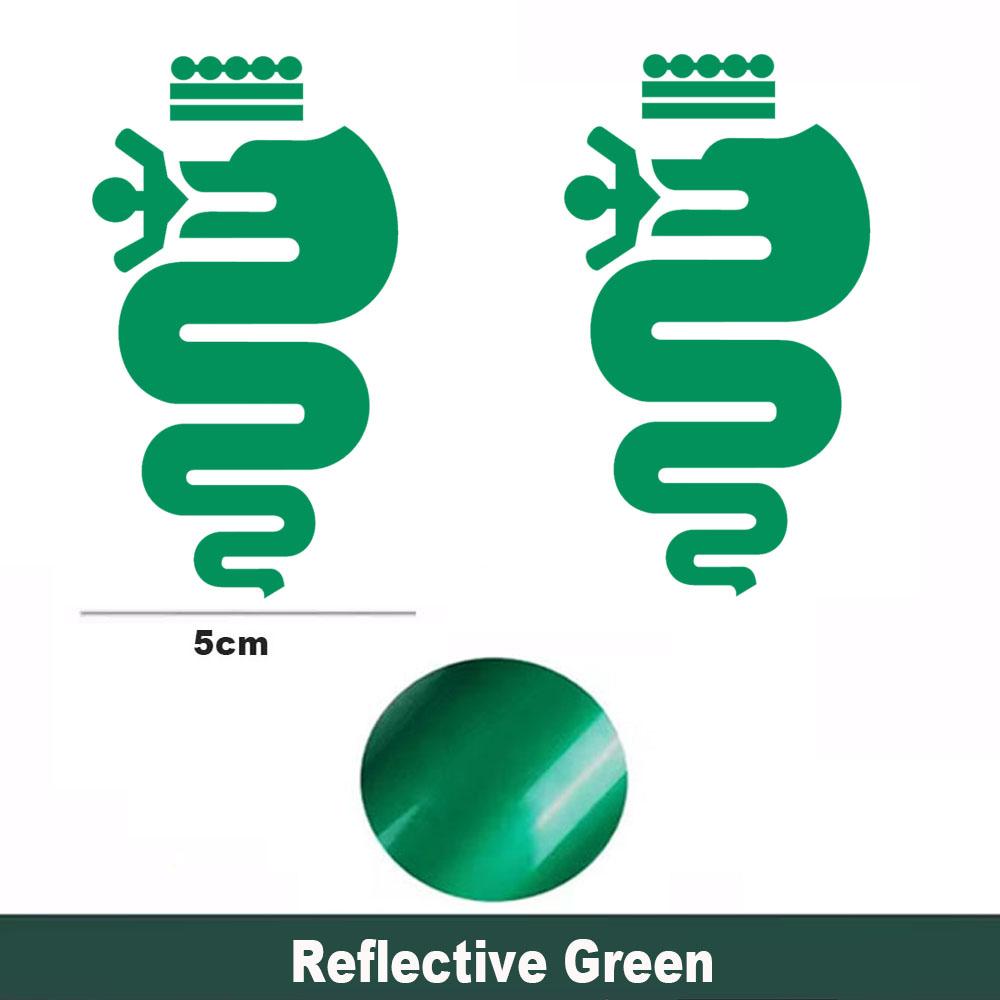 2PCS Car Body Sticker Vinyl Decal For Alfa Romeo Alfa Romeo Giulietta Mito Stelvio Giulia 159 147 156 Styling Accessories