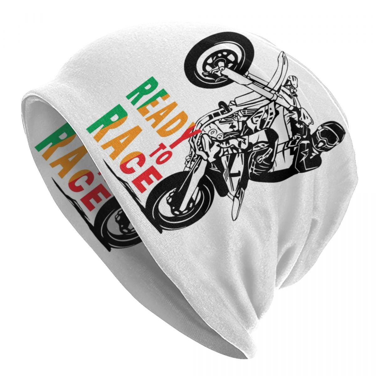 

Ready to Race Beanie Skullies Hat Motorcycle Sport Racing Merch Cross Мотокрос Аксесуари Мотоцикл Ендуро Кепка Унікальний дизайн One Size
