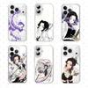 Cute S-Shinobu K-Kochos Phone Case For Iphone17 16 15 11 13 14 Pro Max 7 8 Plus X Xr Xs Max Se2020 12mini Transparent Cov