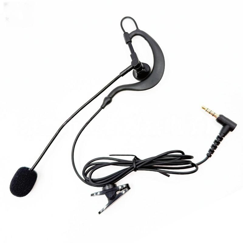 1 Stück Ohrbügel-Schiedsrichter-Ohrhörer 3,5-mm-/Typ-C-Schnittstelle für V6 Pro+ Motorradhelm Bluetooth-Interkom