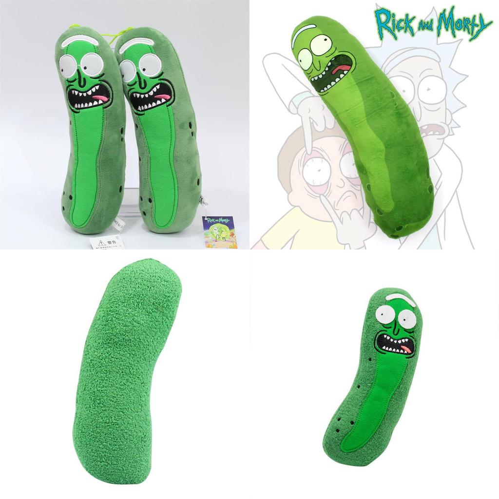 Rick And Morty Gurka Gosedjur Med PP-Bomull För Barnpresent Och Samlarobjekt