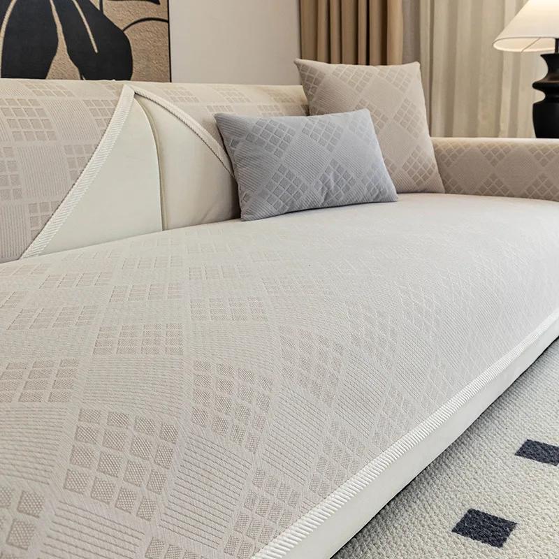 

Новая подушка для дивана Четыре сезона Универсальная Нескользящая подушка Шенилл Подлокотник Полотенце Защита от царапин кошек Чехол на диван Чехол Ткань 45x45 pillowcase