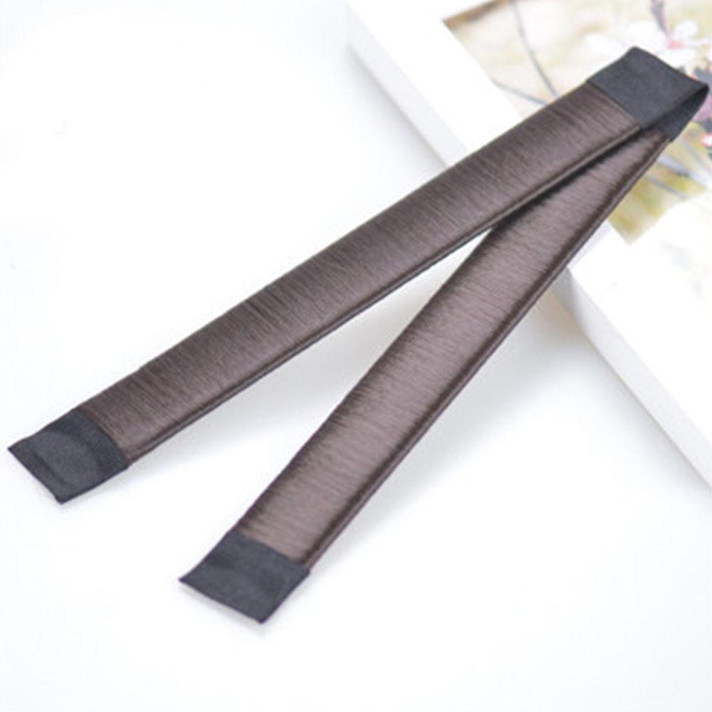 Trendy Korean Version Geometric Bun Maker 21cm Hair Accessory Fabric Material