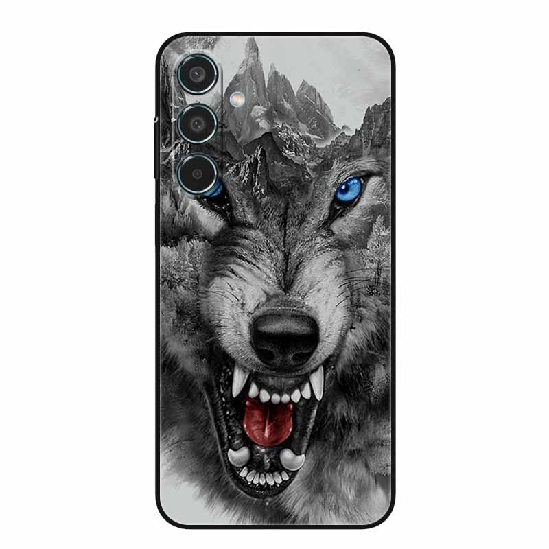 For Samsung Galaxy A55 5G Case Black TPU Silicone Soft Covers for SamsungA55 A 55 A15 A25 A35 5G Phone Shell A 15 4G Bumper Capa