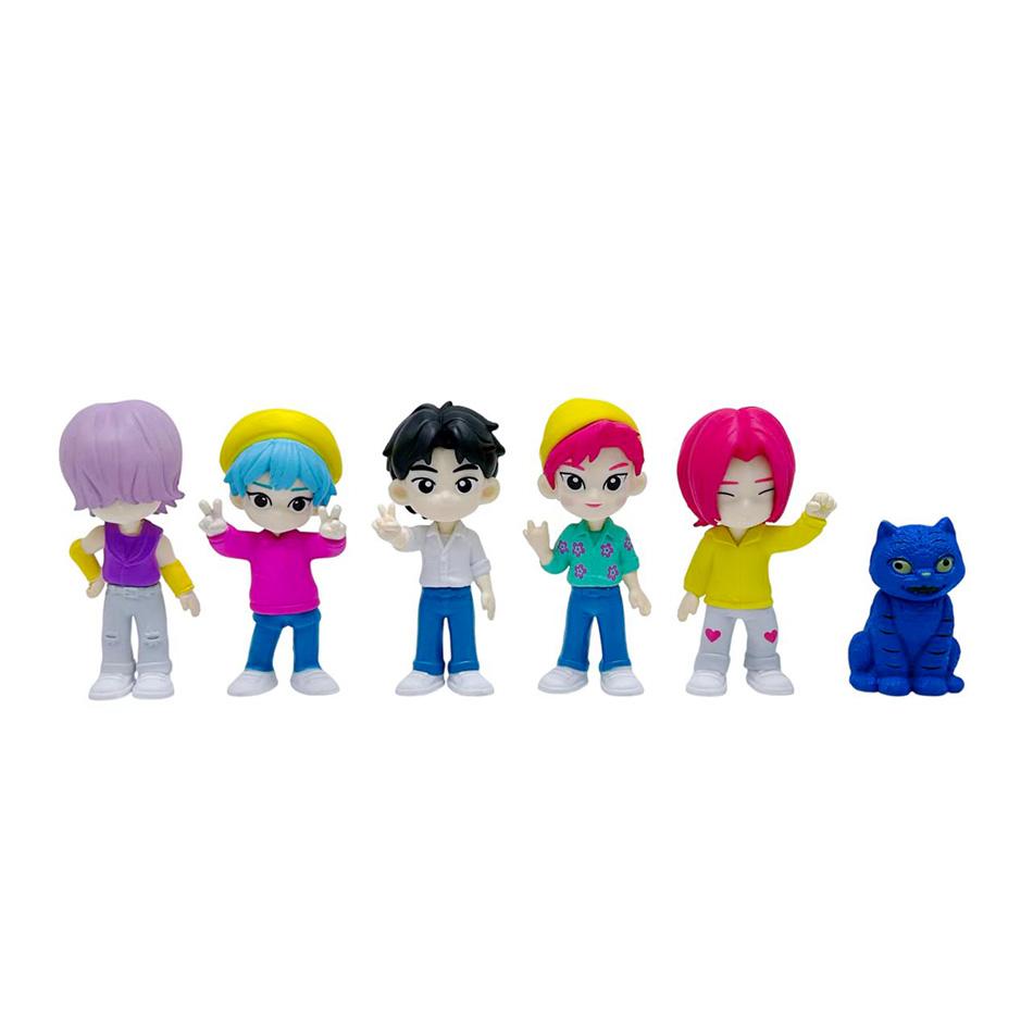 24pcs Kpop Devil Hunter Figure Series Blind Box PVC Cartoon Mini Model Toy Doll Desktop Decorative Kids Christmas Surprise Gifts
