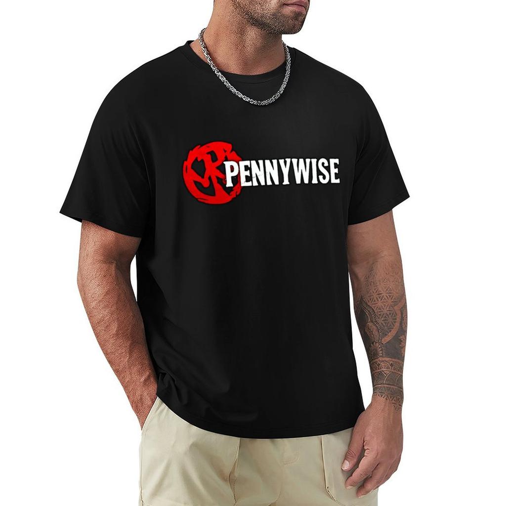 Pennywise logo TShirt luxury tshirt aesthetic clothes anime shirts men