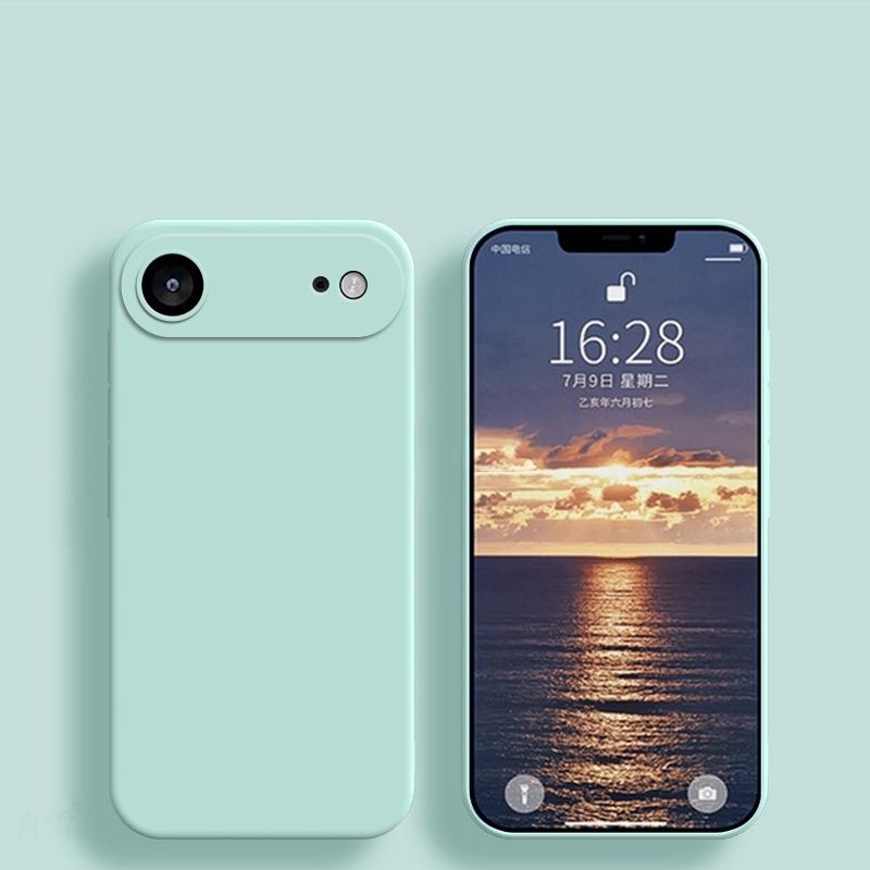 Flytande silikonfodral för iPhone 17 Air Cover iphone 17 16 15 14 13 12 mini 11 Pro X XR Xs Max 7 8 Plus 16e SE