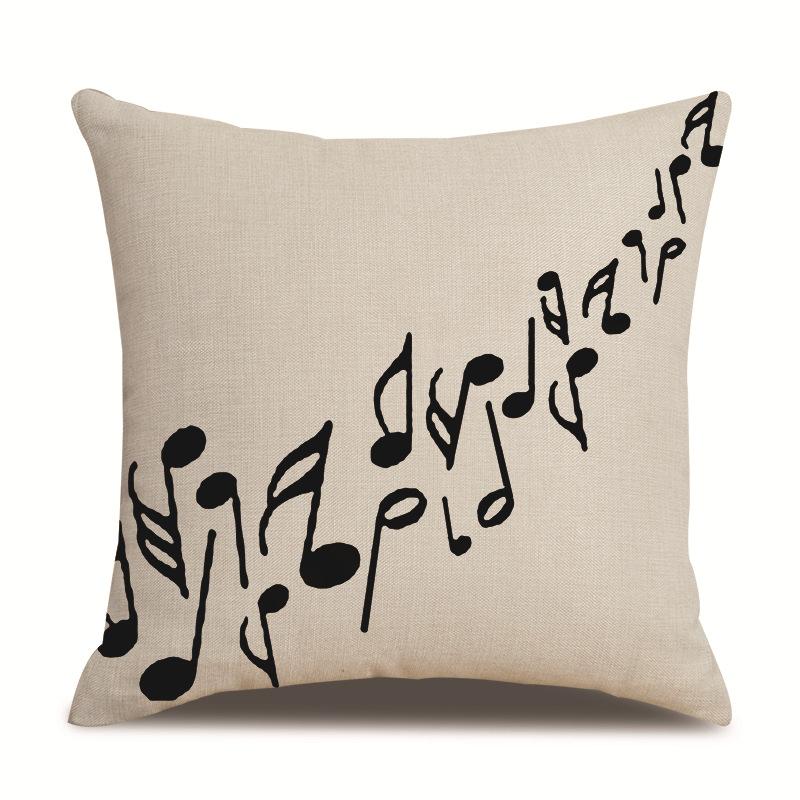 Leinen Kissenbezug Schwarz Geometrischer Pfeil Wellenförmiger Punkt Kissenbezug Zuhause Weiche Einrichtung Kissenbezug