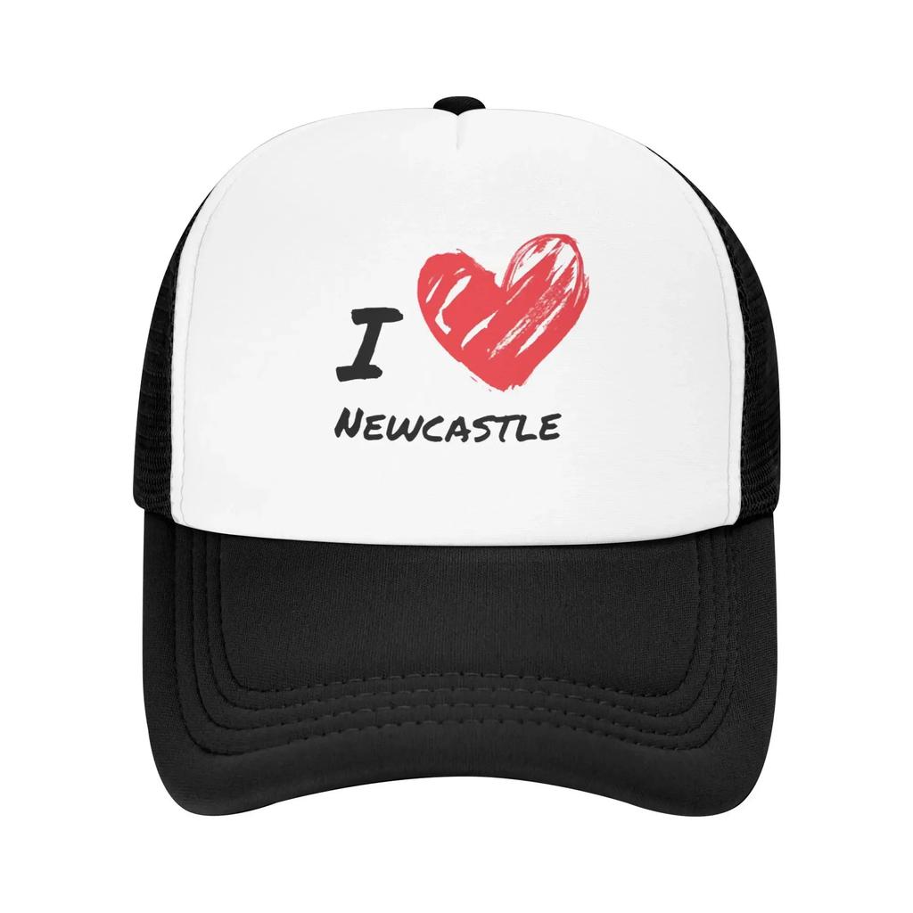 I Love Newcastle Forever Summer Mesh Baseball Caps Men Camping Female Beach Dad Hat Peaked Cap