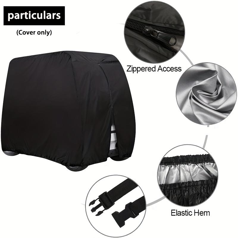 Multi-Brand Compatible Golf Cart Cover, For EZGO, Club Car, Yamaha 2-4 Seat Models, Durable & Easy to Install