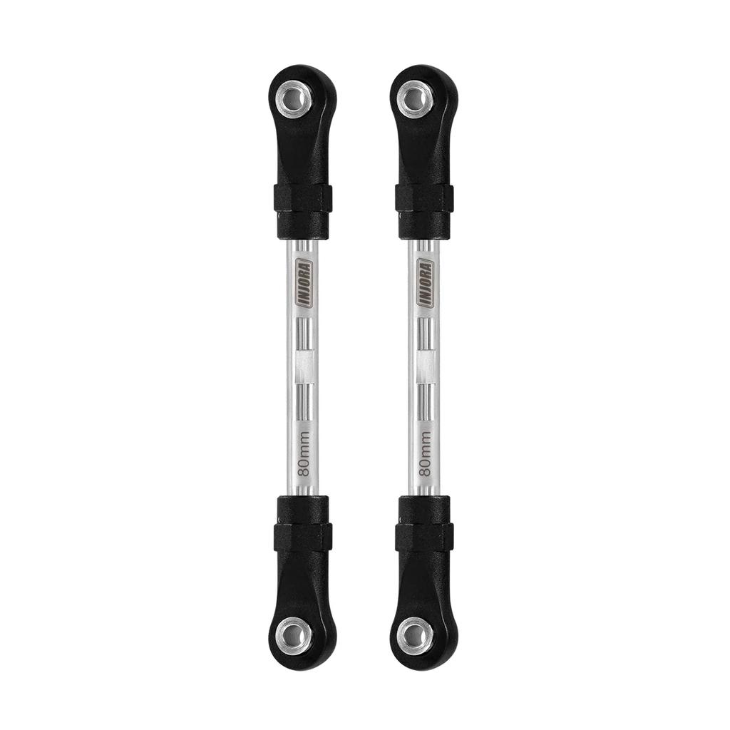 Injora Stainless Steel Builders Links With Rod Ends For 110 Rc Crawler Car