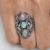 Ethiopian Opal Gemstone Ring, Boho Ring, Handmade Jewelry, Ring For Women, Designer Ring, Statement Jewelry, 925 Sterling Silver